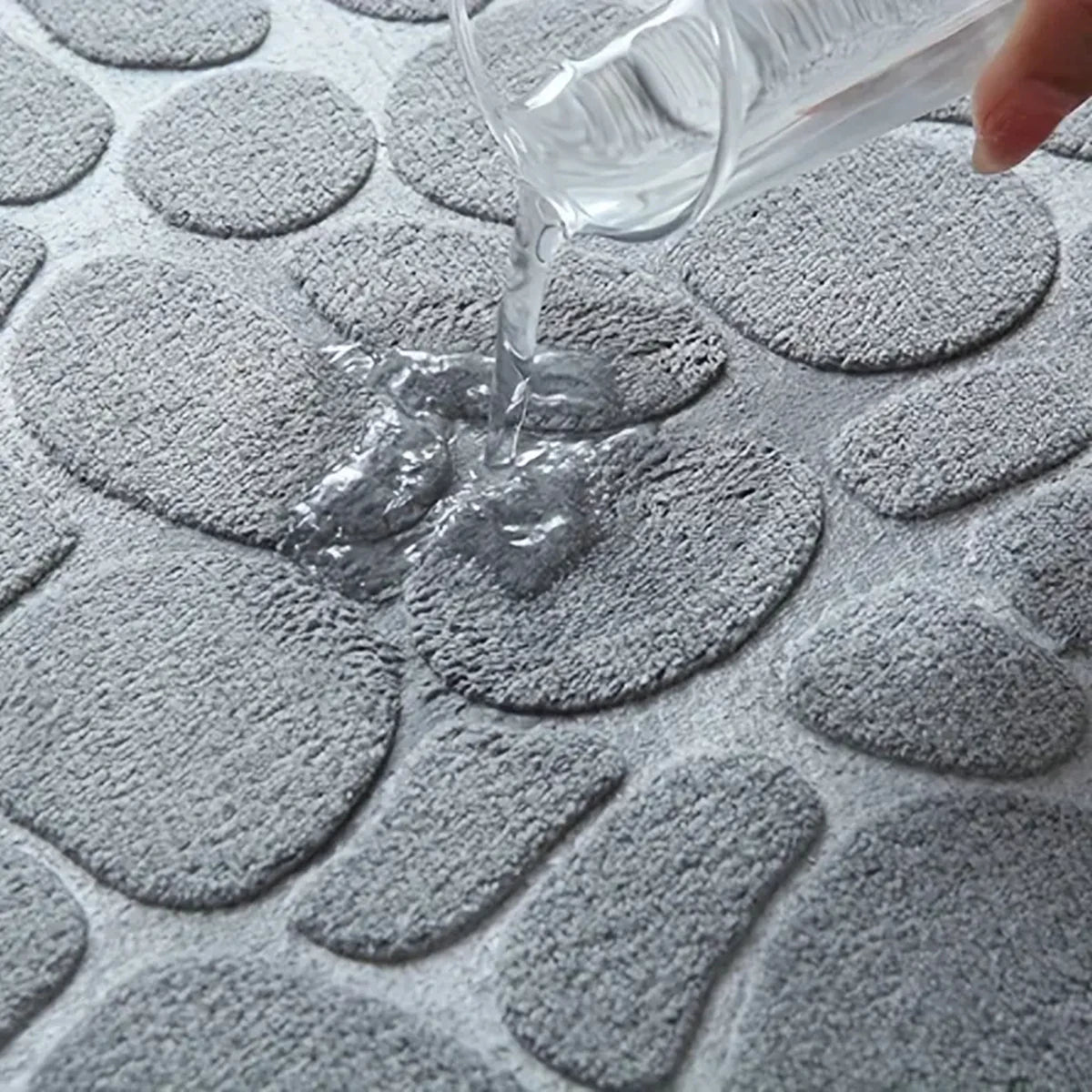 Cobblestone Large Water Resistant Bath Mat