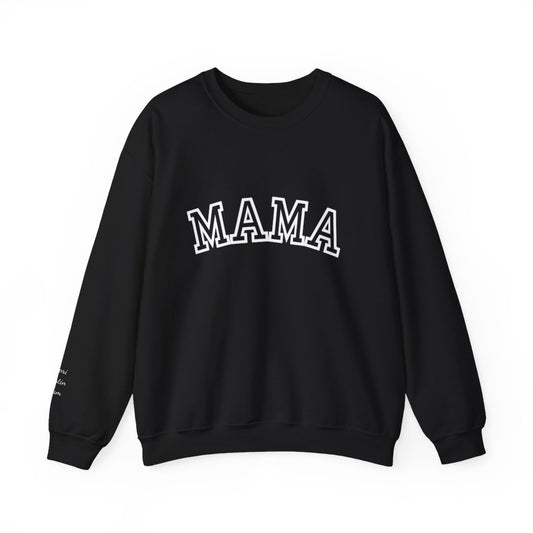 Mother's Day/Birthday Mama Crewneck Sweatshirt Personalize with kids names